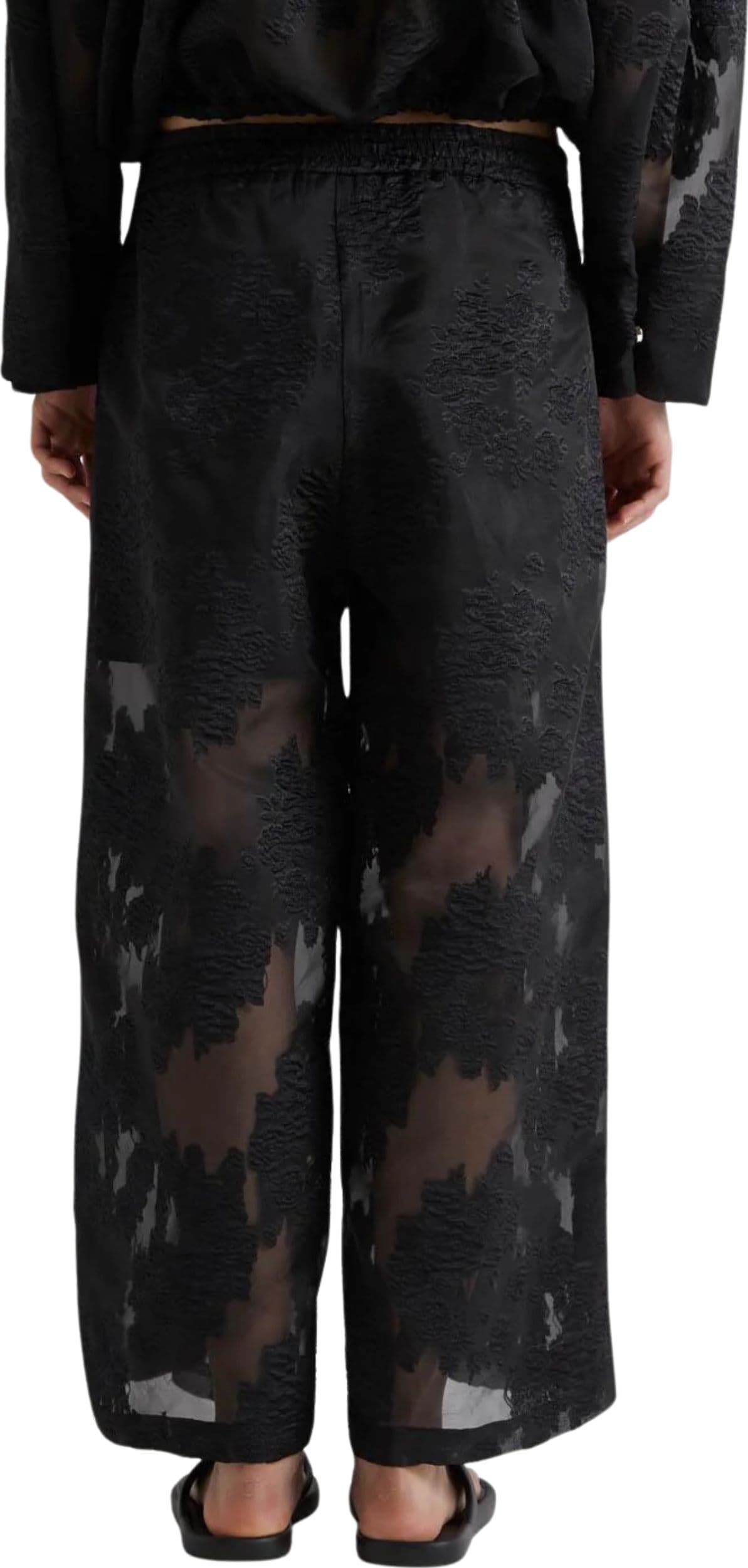 MEIMEIJ PANTALONE Donna  IN ORGANZA RICAMATA - 3
