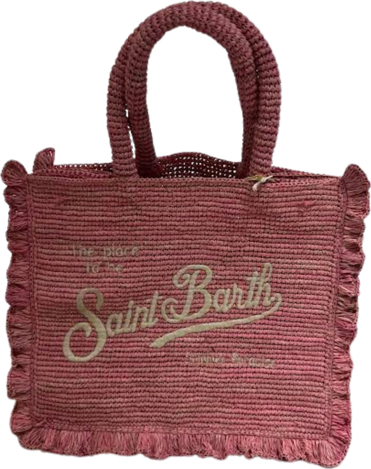 SAINT BARTH BORSA MEDIA Donna  IN RAFFIA - 3