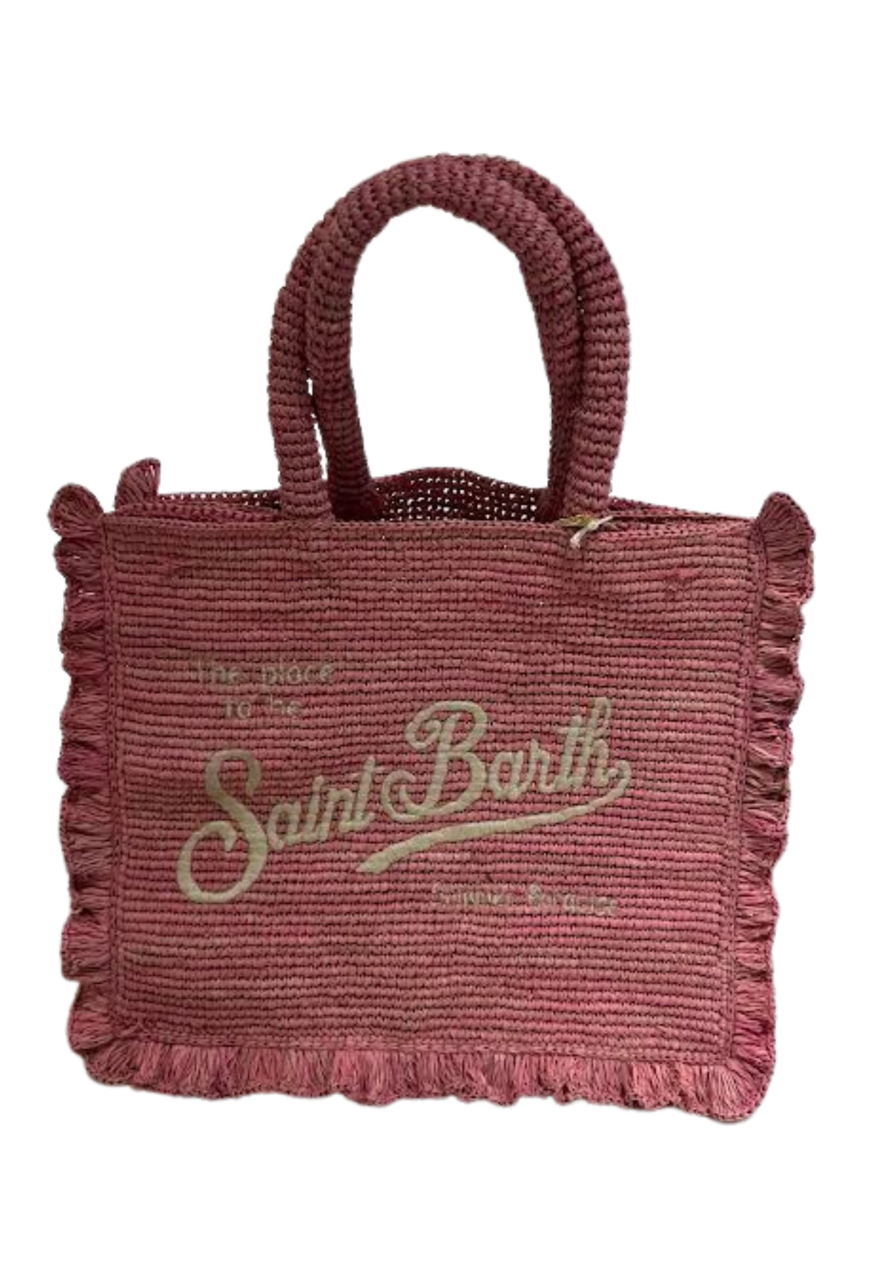 SAINT BARTH BORSA MEDIA Donna  IN RAFFIA - 3