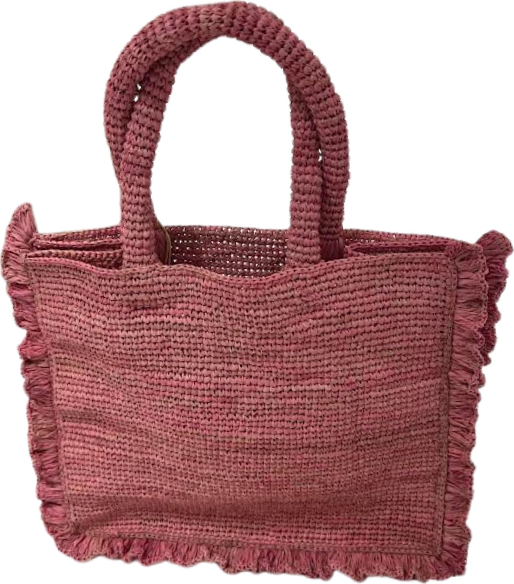SAINT BARTH BORSA MEDIA Donna  IN RAFFIA - 2