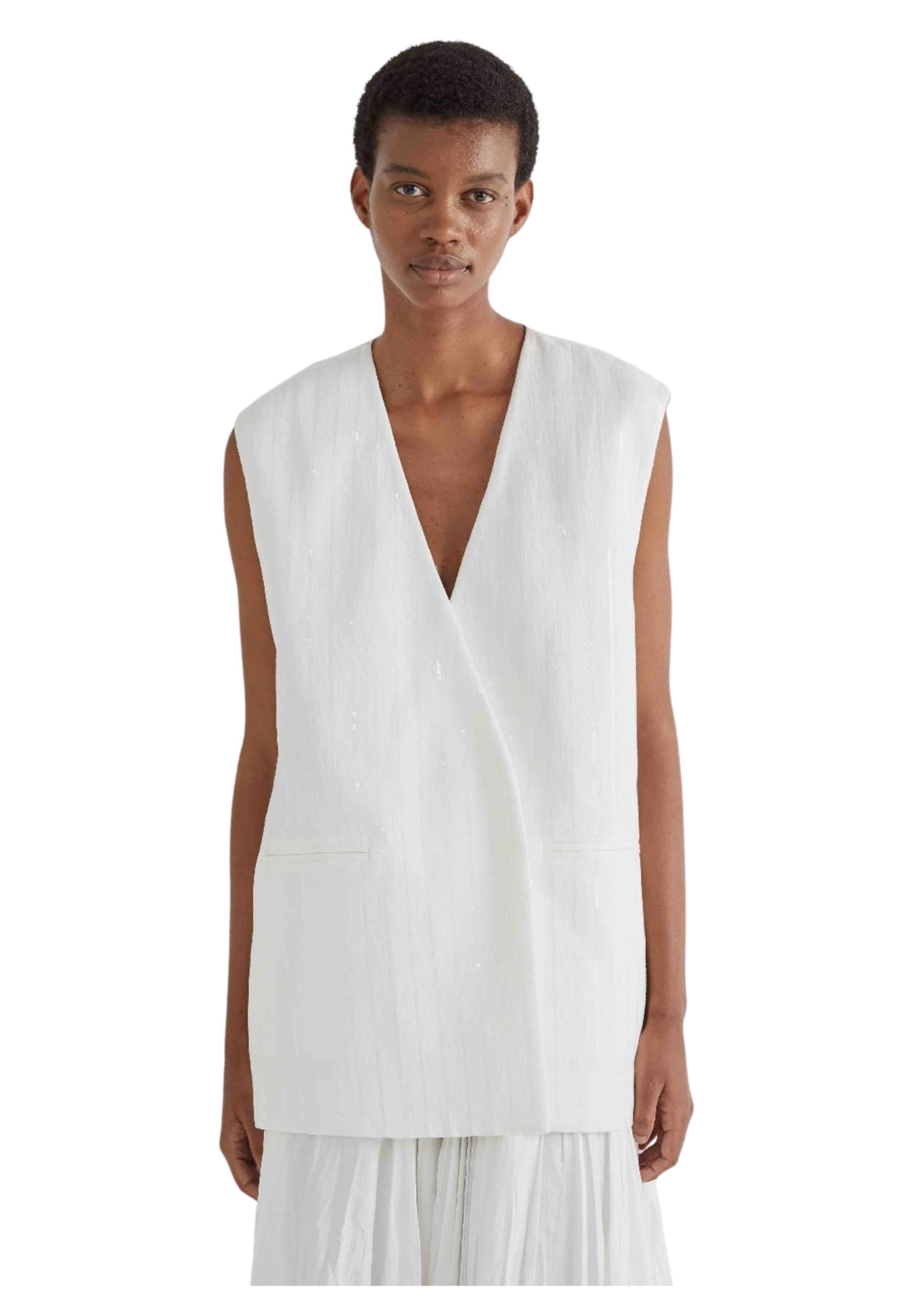 MEIMEIJ GILET Donna  GESSATO LUREX - 4