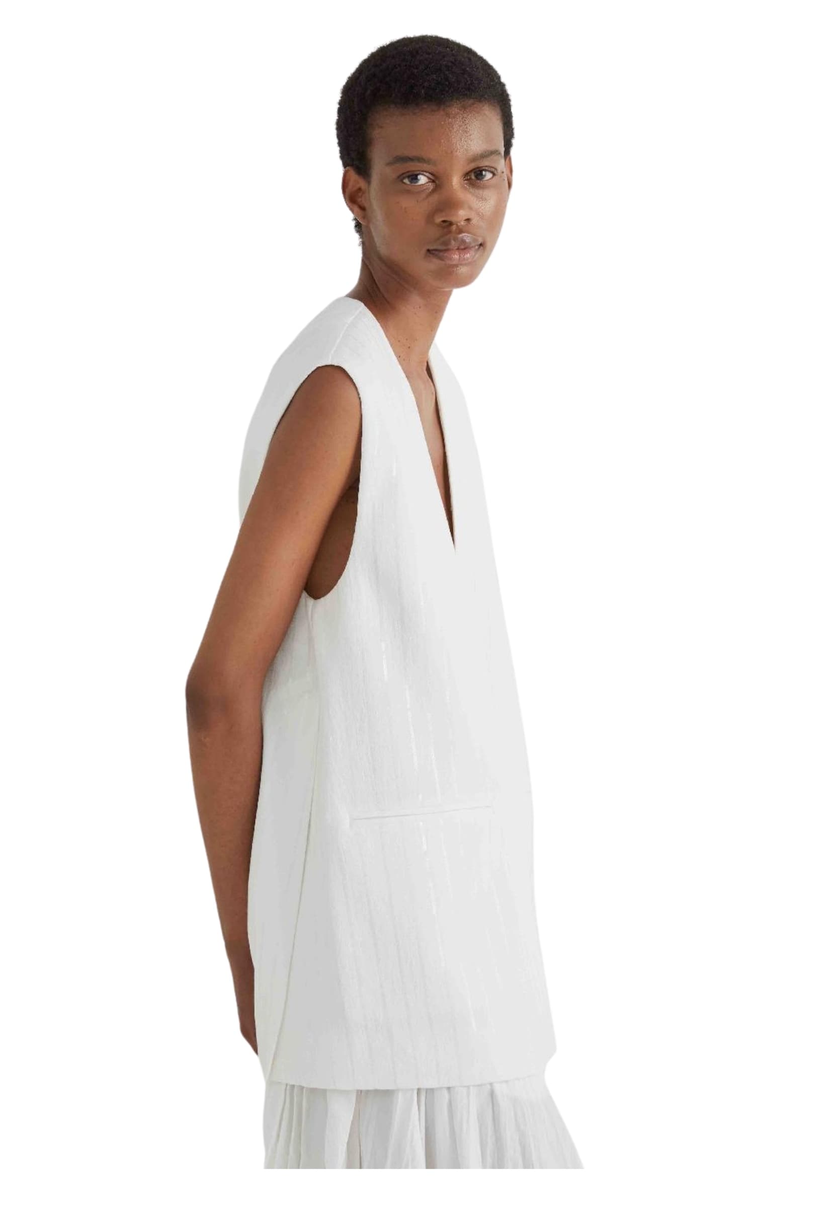 MEIMEIJ GILET Donna  GESSATO LUREX - 2