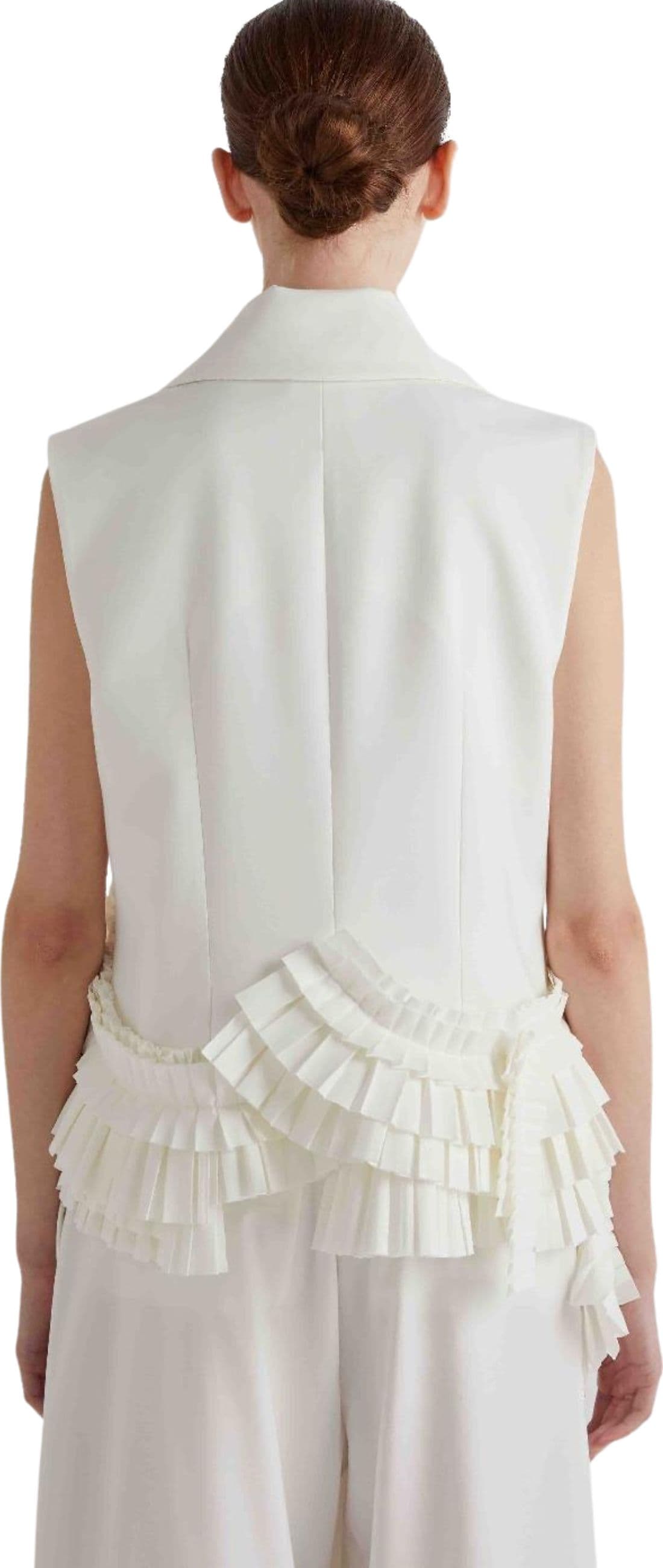 MEIMEIJ GILET Donna  CON BALZE PLISSETTATE - 3