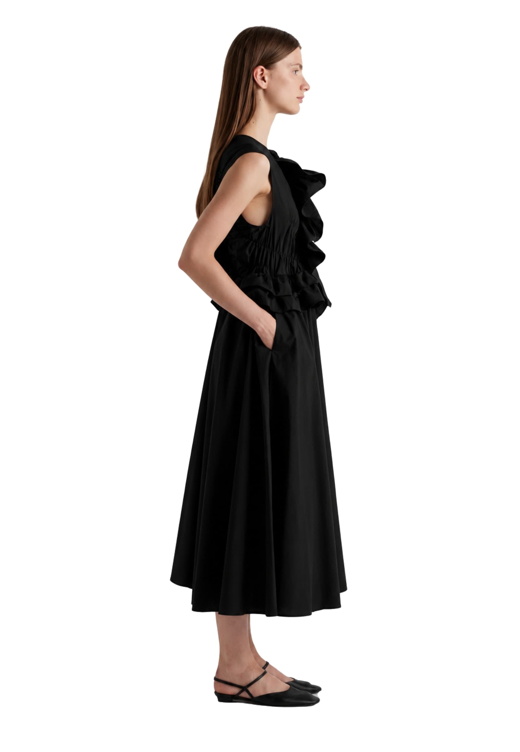 MEIMEIJ ABITO CON ROUGE Donna  Nero Cotone Primavera/Estate 2026 M6EA50-NERO - 2