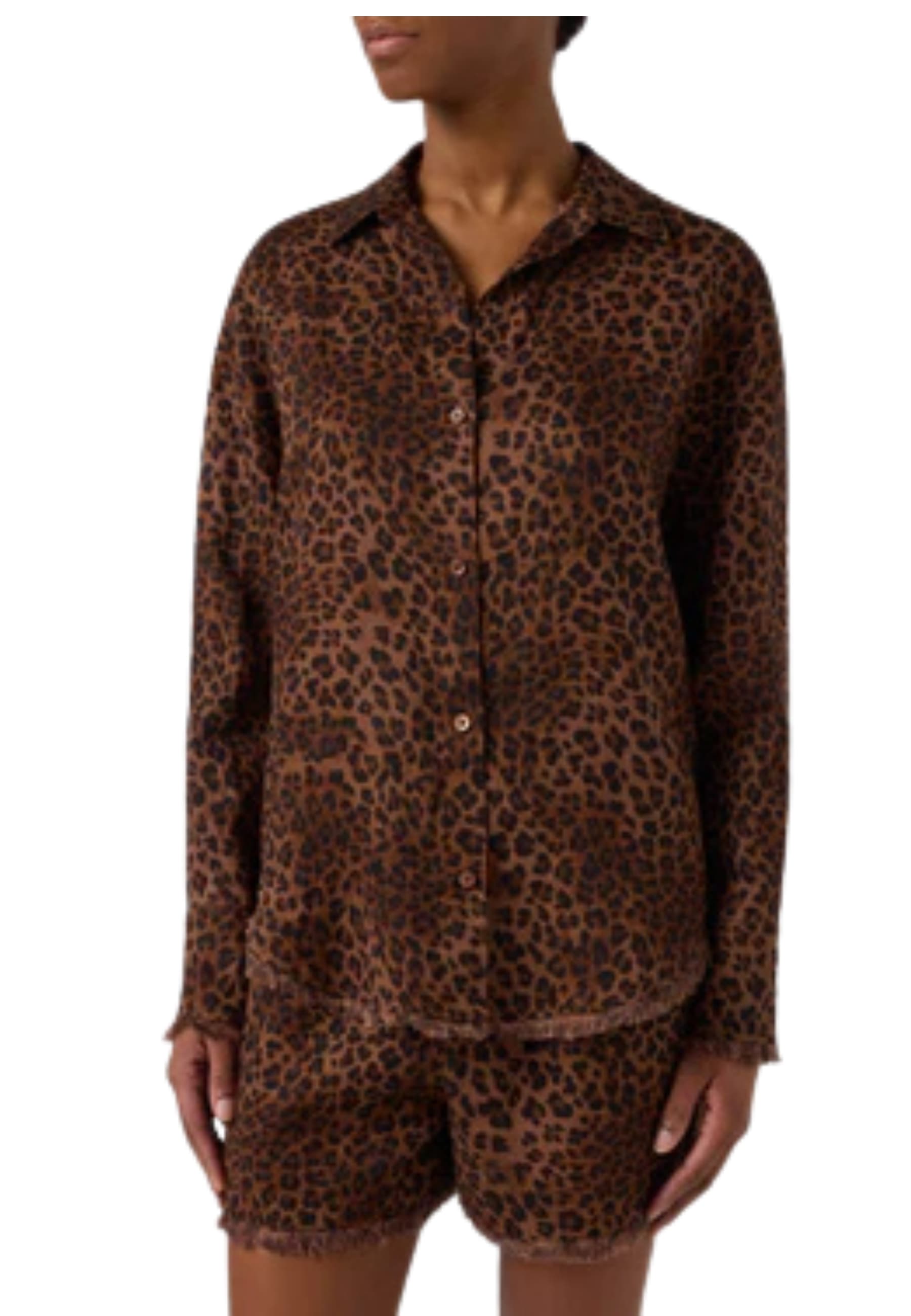 SAINT BARTH CAMICIA LEOPARDATA - 4