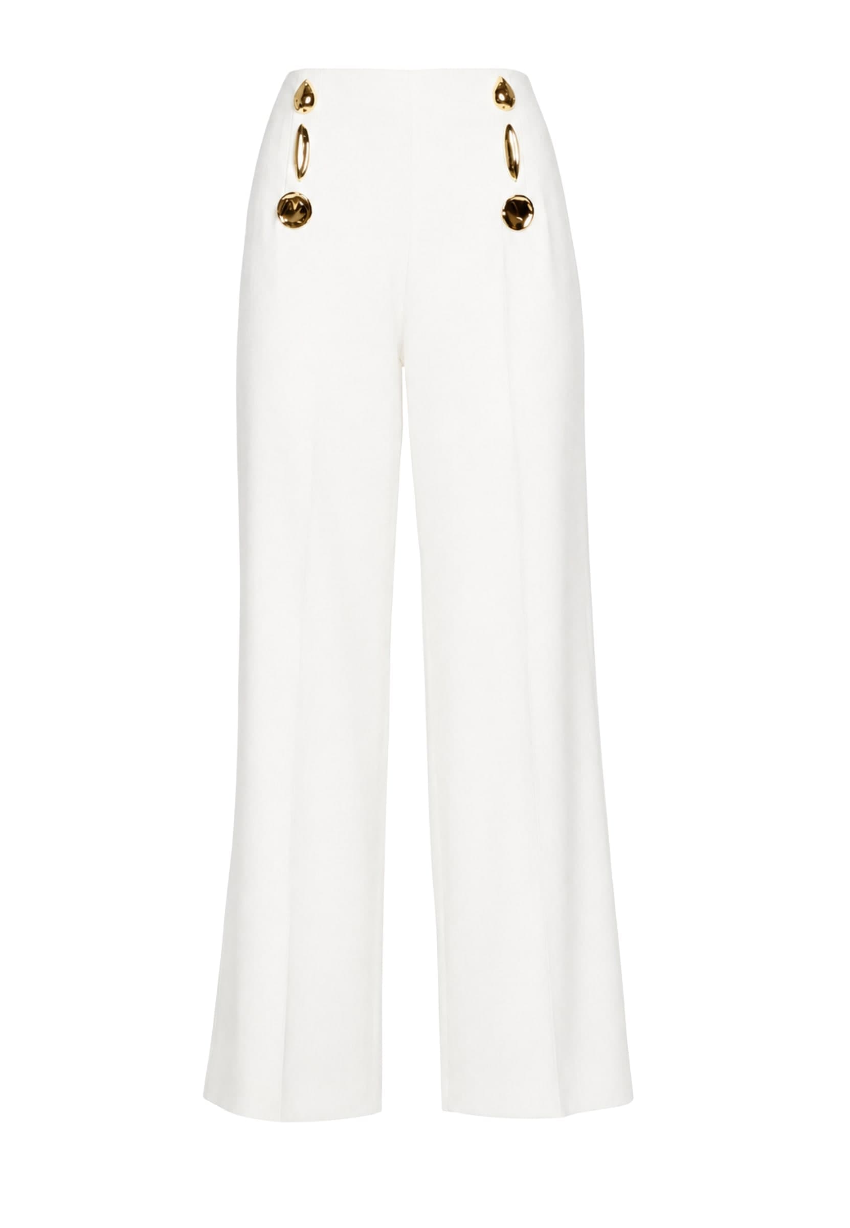 Simona Corsellini PANTALONE SIMONA CORSELLINI CON DETTAGLI ORO