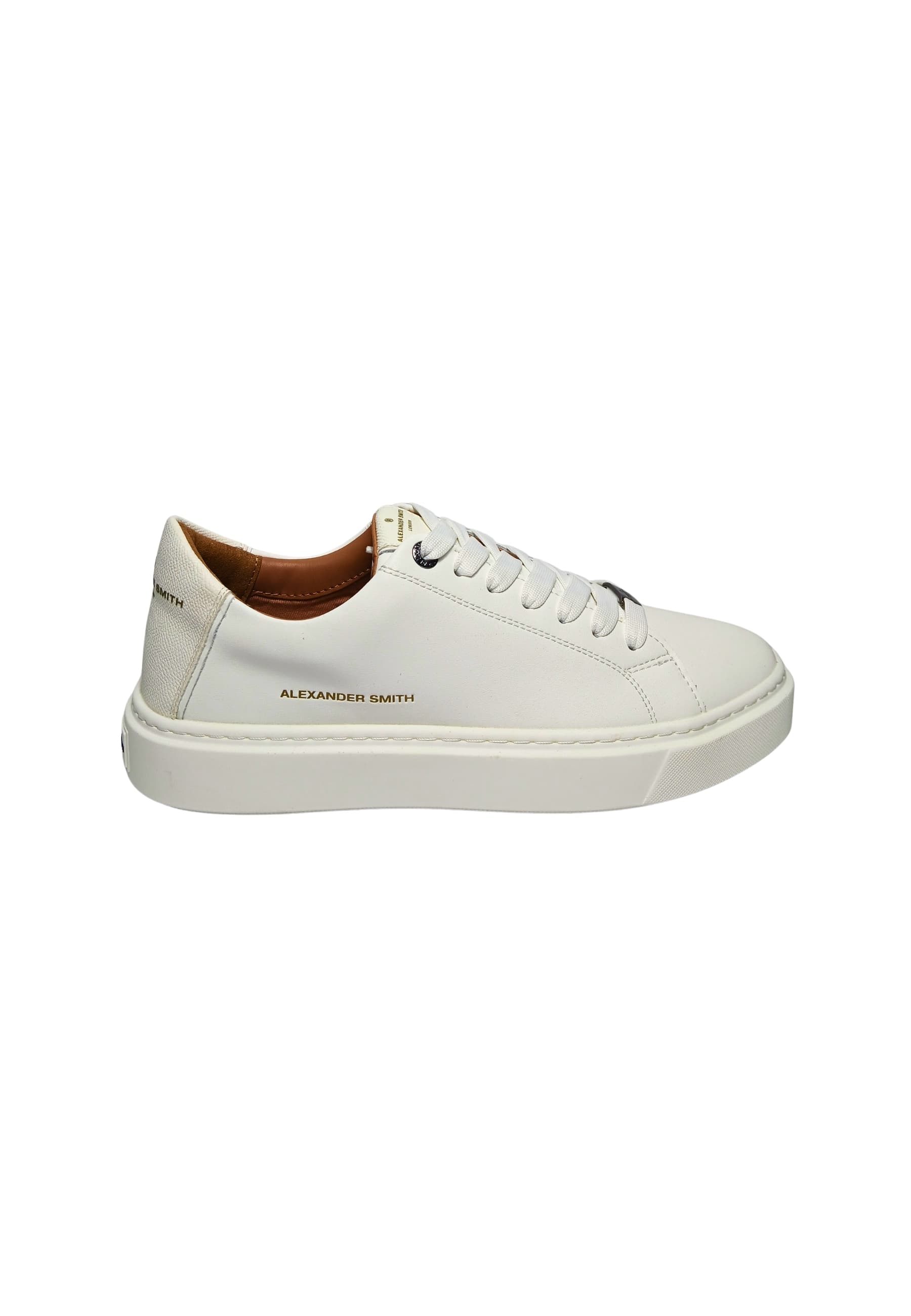 ALEXANDER SMITH albbldm-9064-twt Alexander Smith Uomo Pelle Bianco - 6