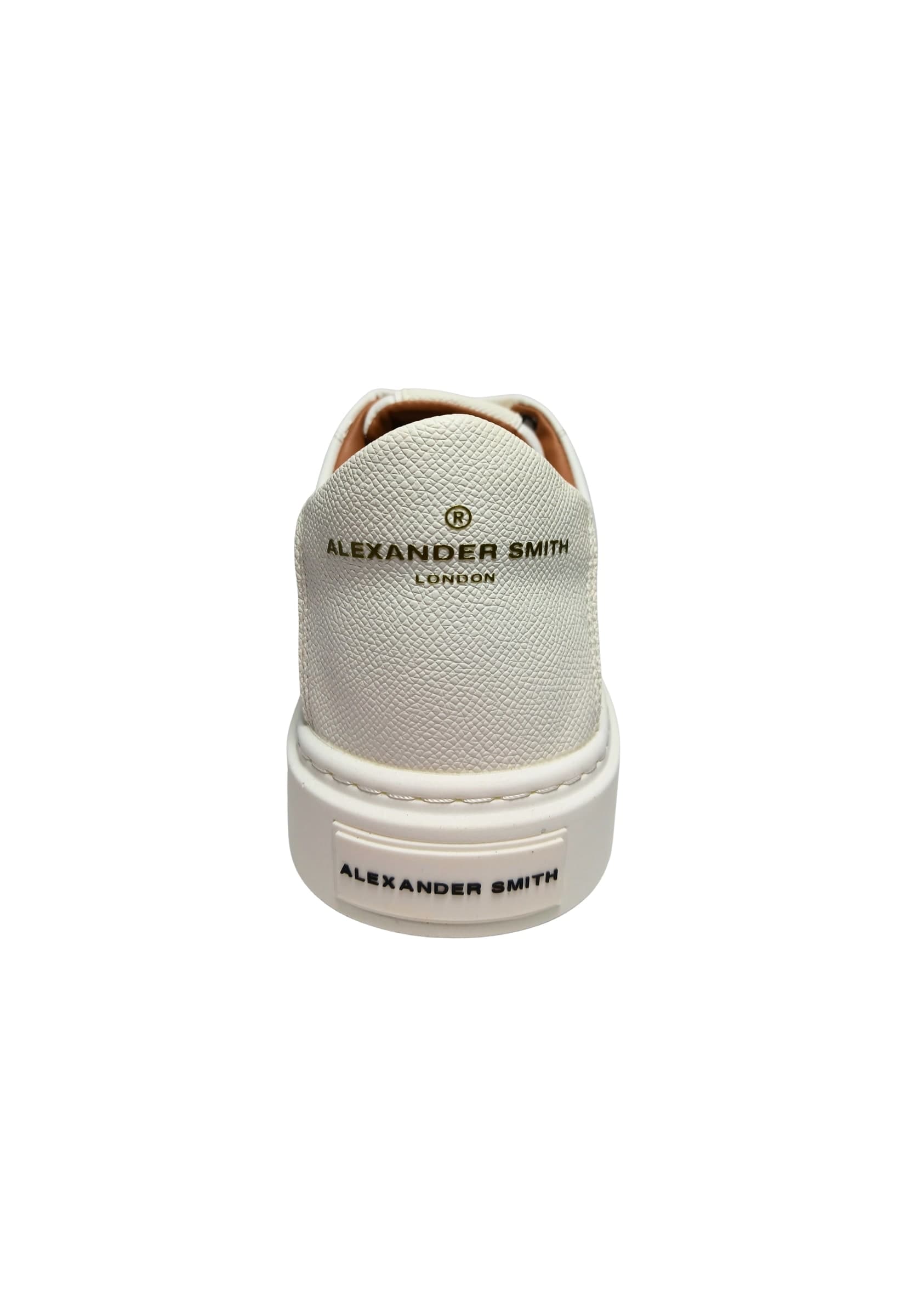 ALEXANDER SMITH albbldm-9064-twt Alexander Smith Uomo Pelle Bianco - 4
