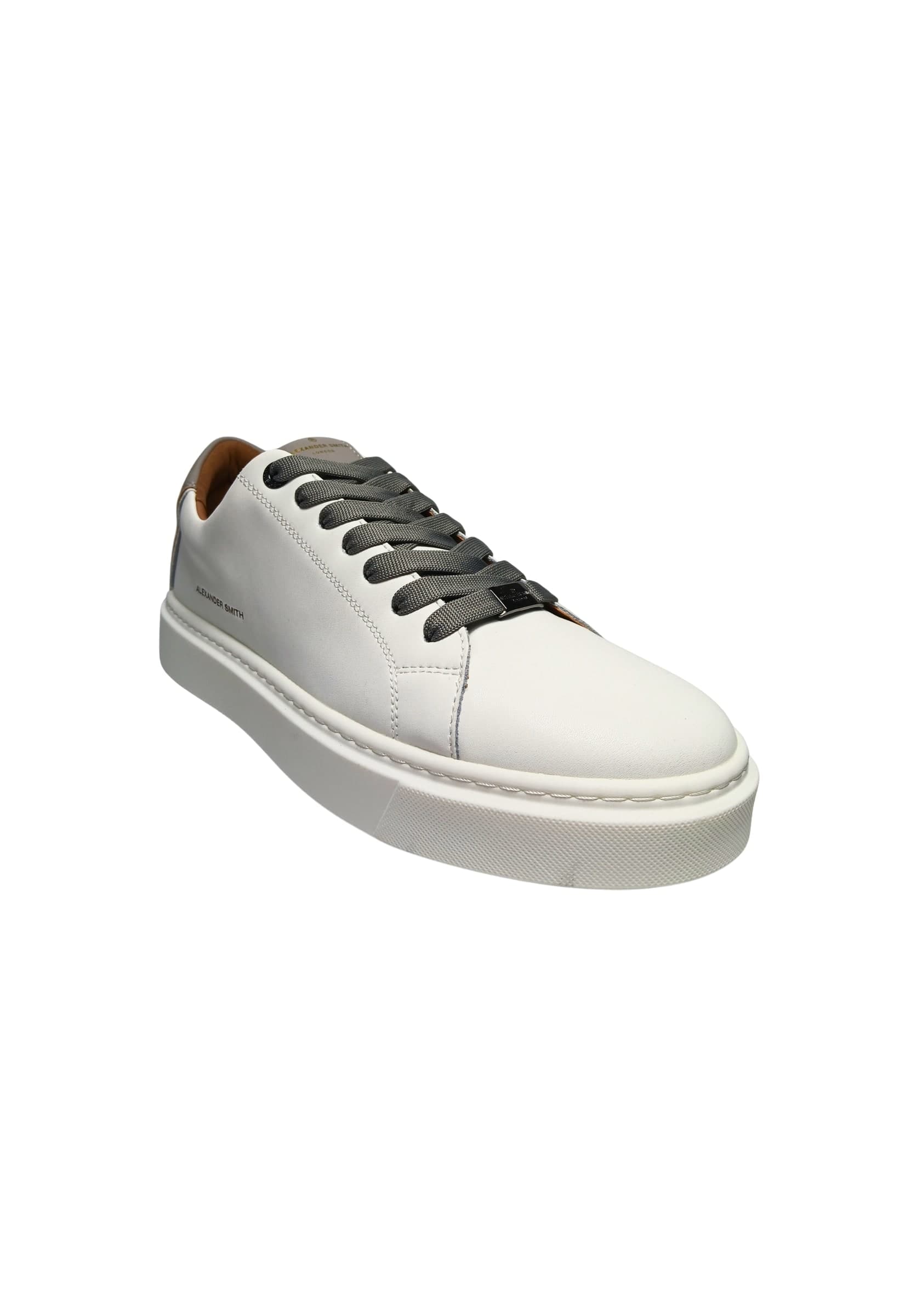 ALEXANDER SMITH albbldm-9010-wly Alexander Smith Uomo Pelle Bianco - 4