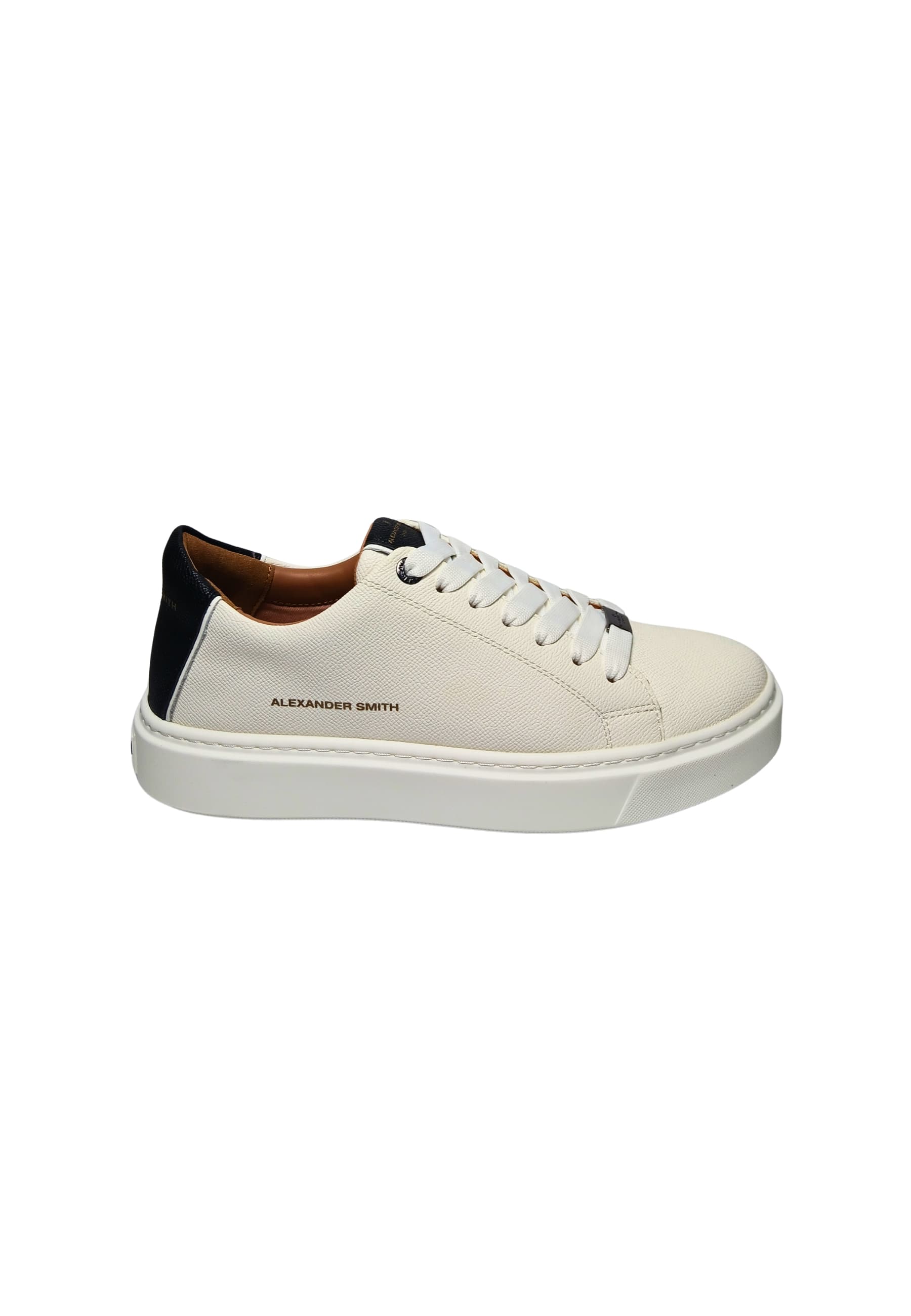 ALEXANDER SMITH albbldm-9066-wbk Alexander Smith Uomo Pelle Bianco - 6