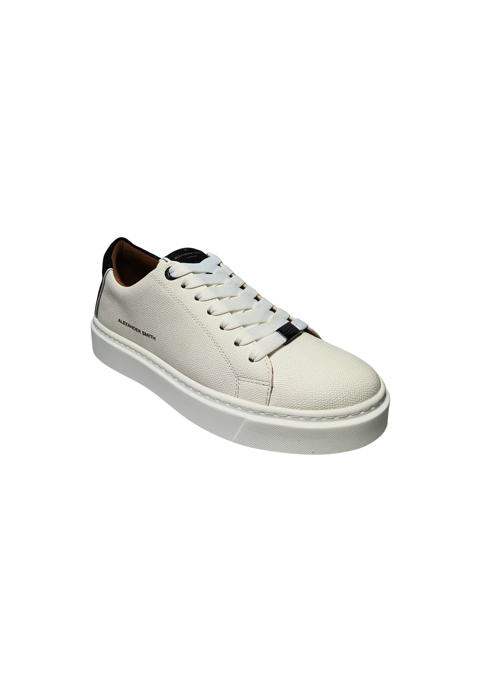 ALEXANDER SMITH albbldm-9066-wbk Alexander Smith Uomo Pelle Bianco - 5