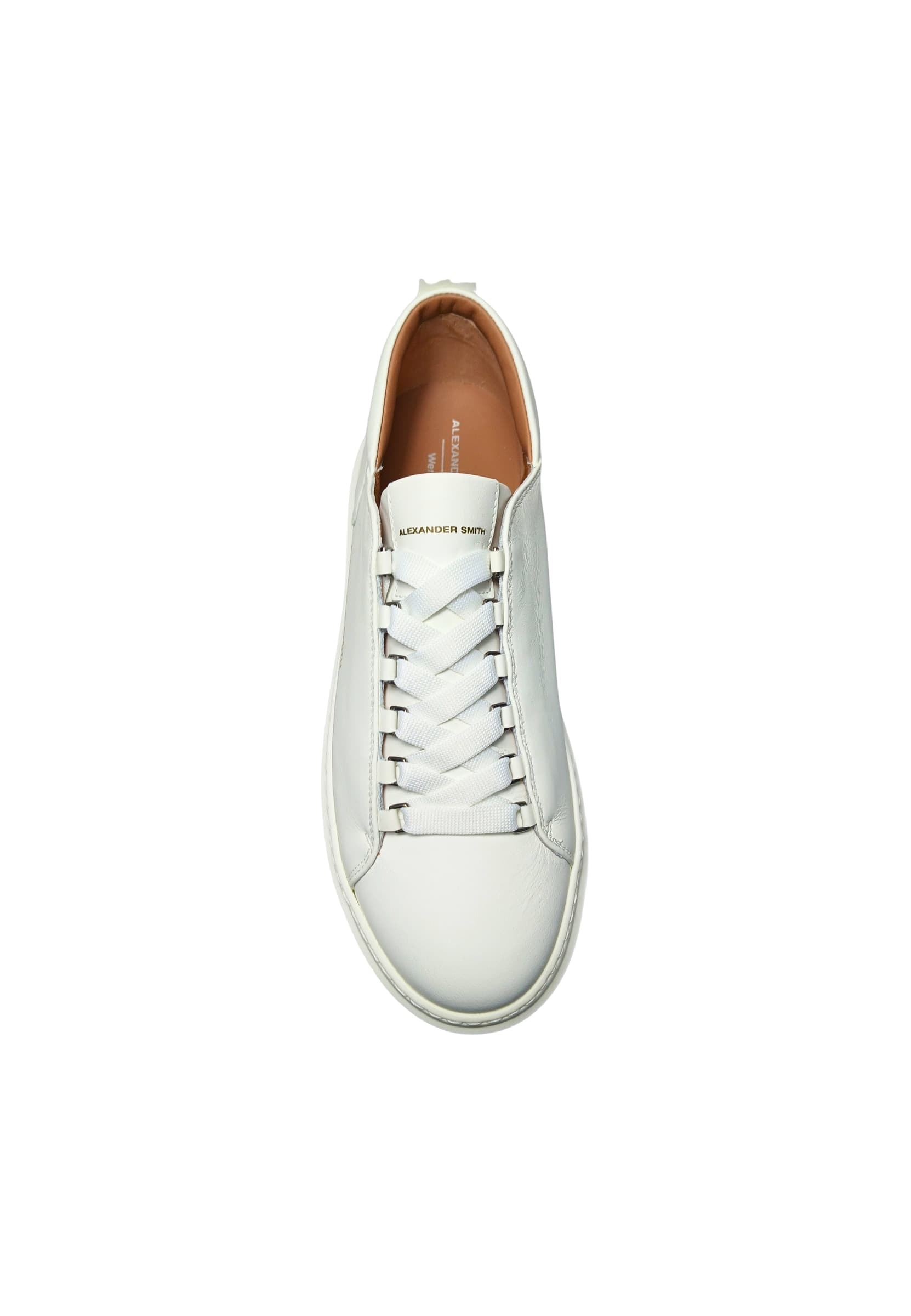 ALEXANDER SMITH asbbwym-2311-twt Alexander Smith Uomo Pelle Bianco - 3