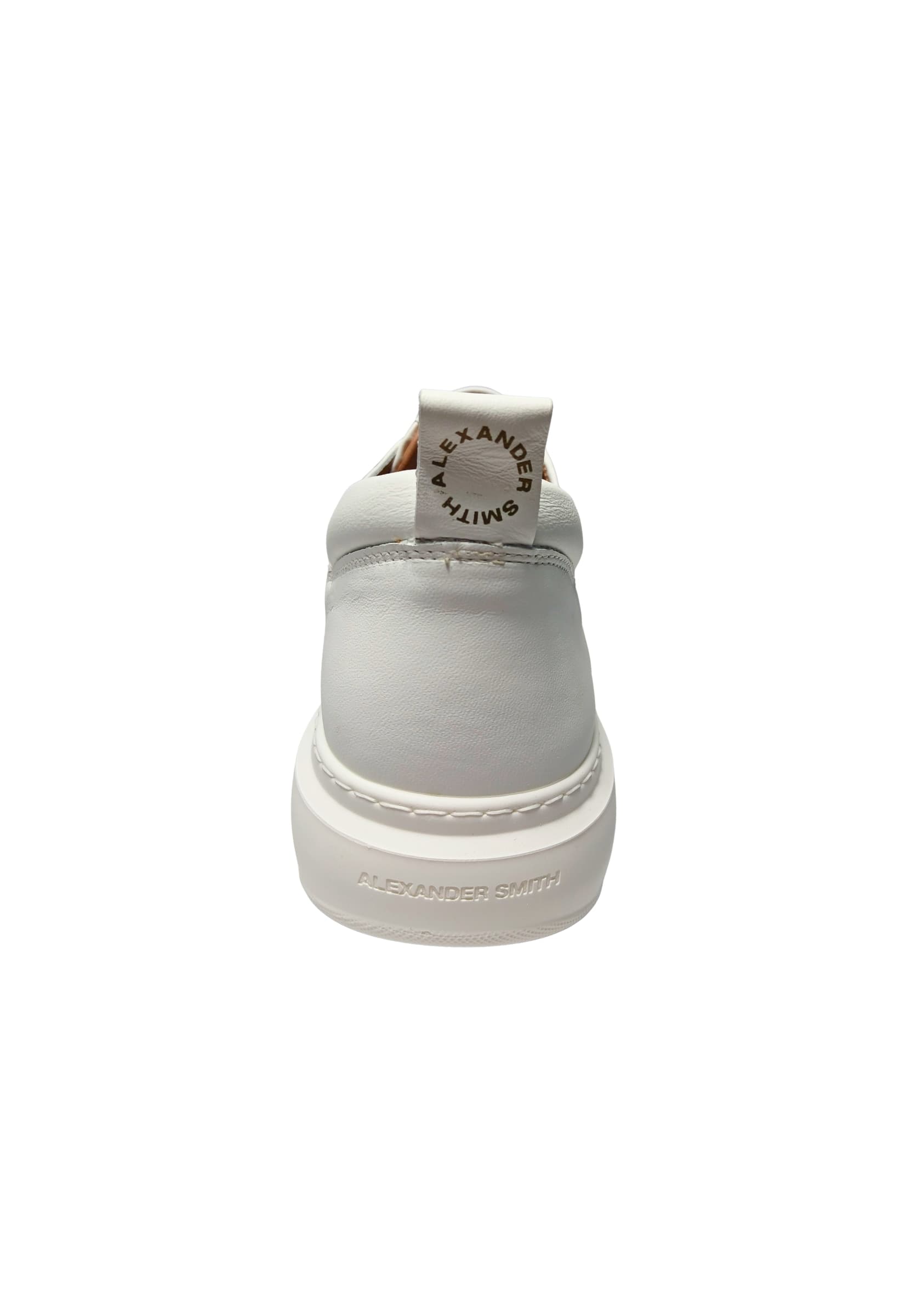 ALEXANDER SMITH asbbwym-2311-twt Alexander Smith Uomo Pelle Bianco - 4