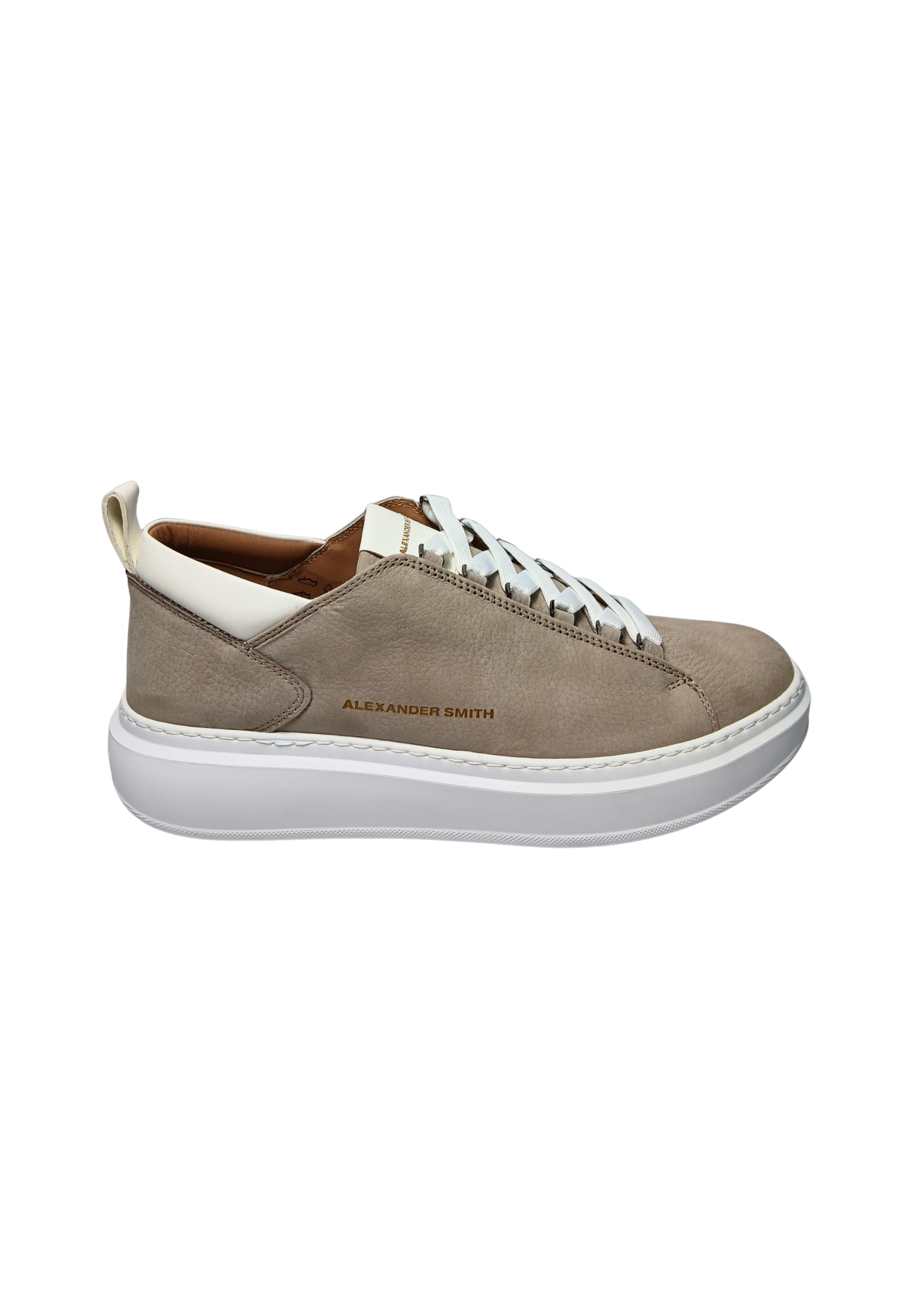 ALEXANDER SMITH asbbwym-2258-lyw Alexander Smith Uomo Pelle Bianco - 6
