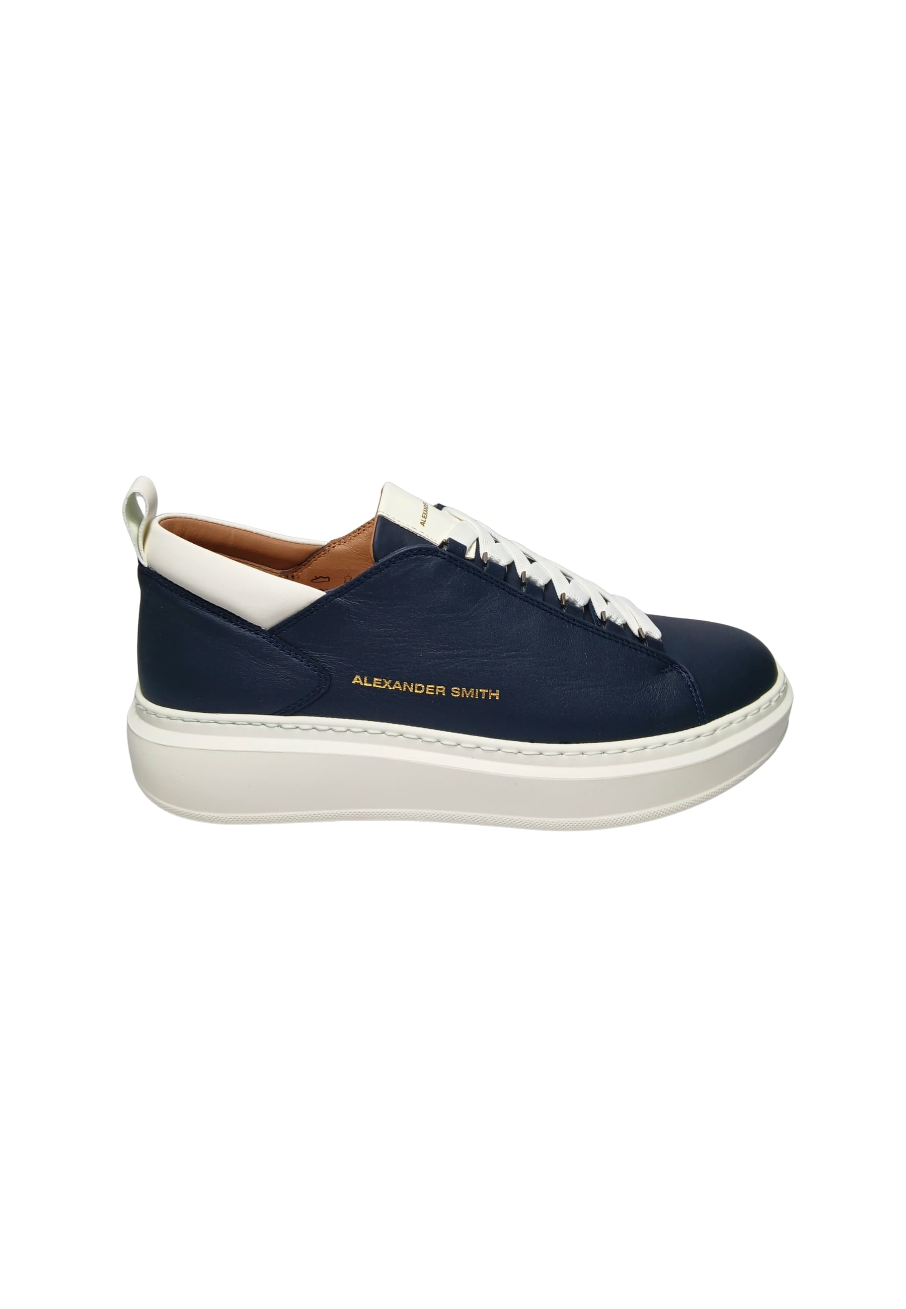 ALEXANDER SMITH asbbwym-2263-lwt Alexander Smith Uomo Pelle Blu - 6