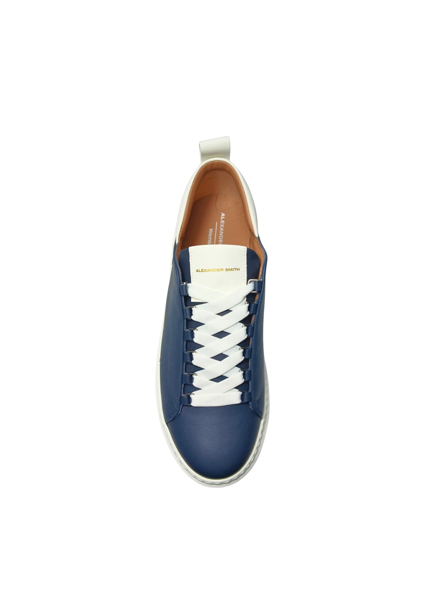 ALEXANDER SMITH asbbwym-2263-lwt Alexander Smith Uomo Pelle Blu - 3
