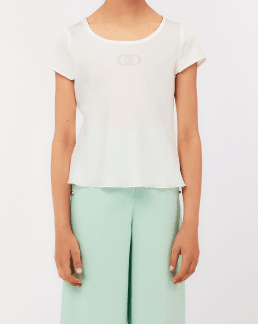 LIU JO KIDS t-shirt bambina bianco - 3