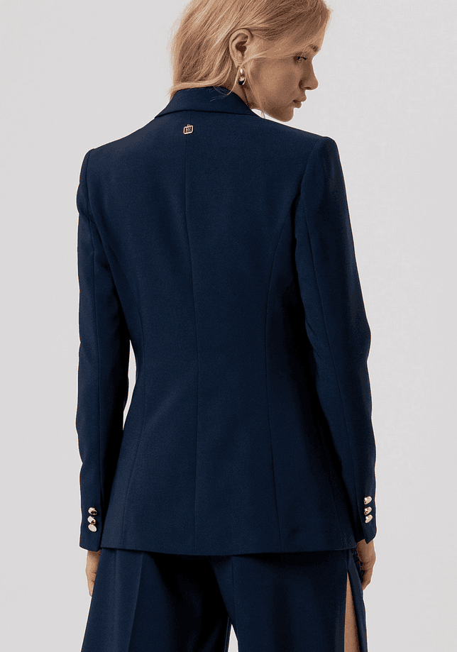 Fracomina giacca monopetto donna darkblue - 3