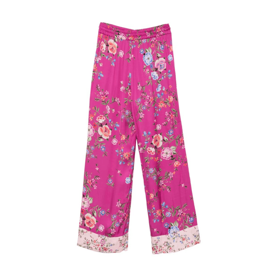 LIU JO pantalone donna con motivo floreale - 3