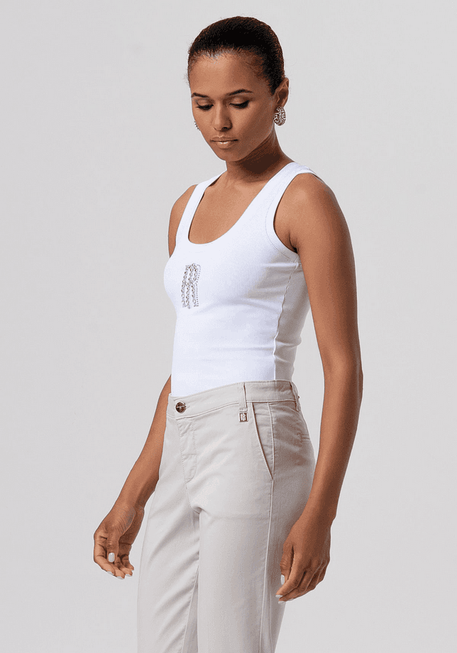 Fracomina pantalone chino donna sabbia - 2