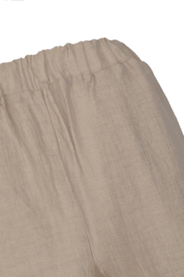 ALPHA STUDIO pantalone in lino donna beige - 2