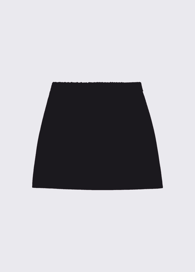 LIU JO KIDS minigonna con strass bambina nero - 2