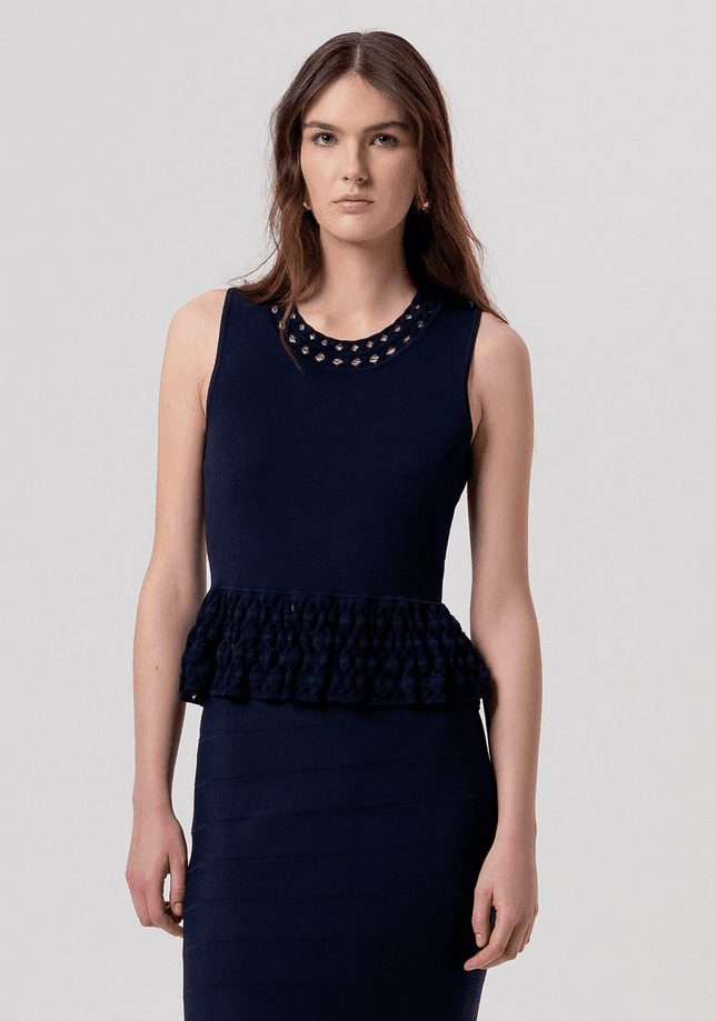 Fracomina top donna darkblue - 5