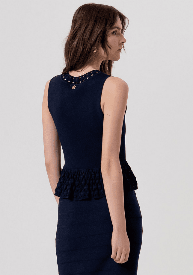 Fracomina top donna darkblue - 3