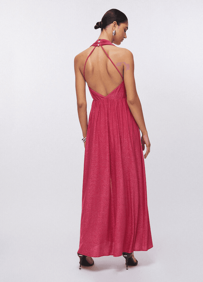 LIU JO abito in lurex donna rosa - 4
