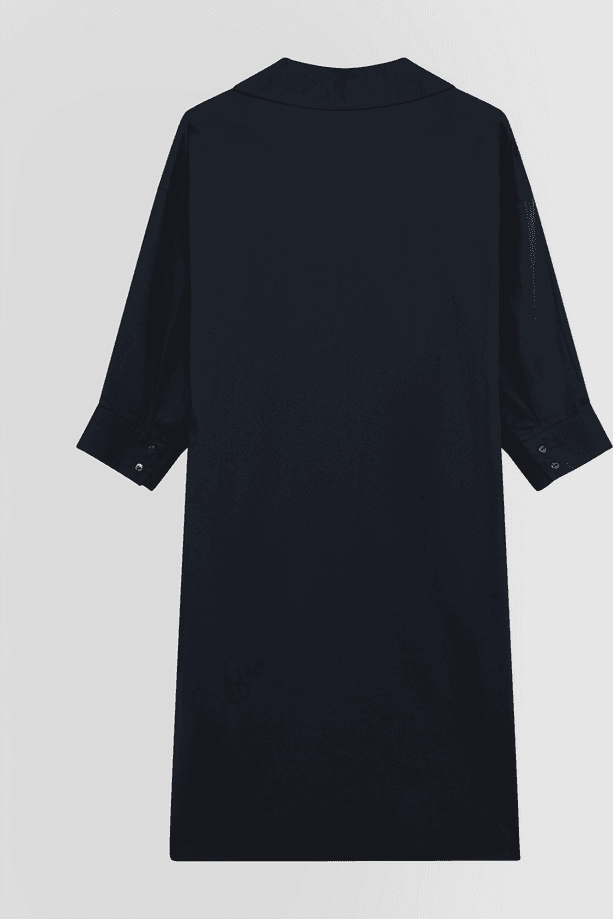 ALPHA STUDIO abito corto donna blu notte - 3