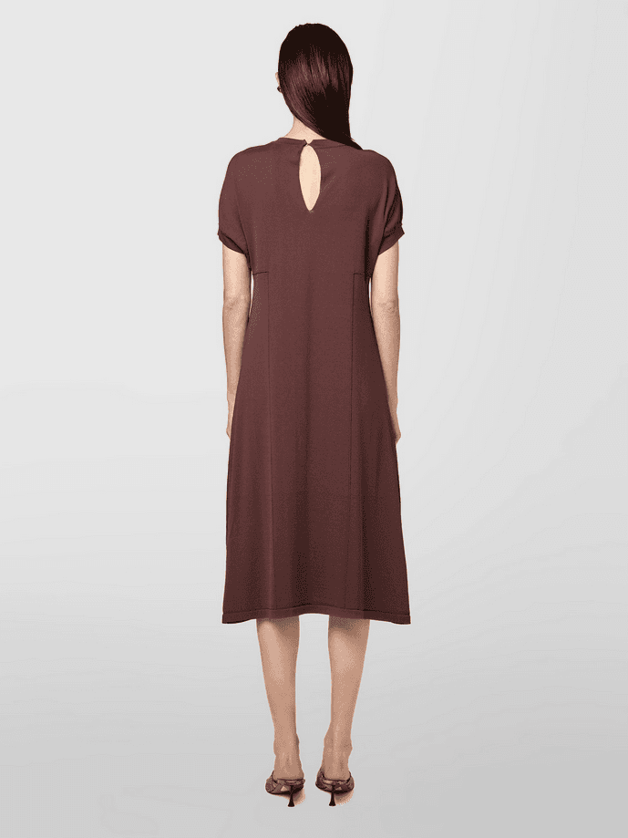 ALPHA STUDIO abito donna marrone - 4