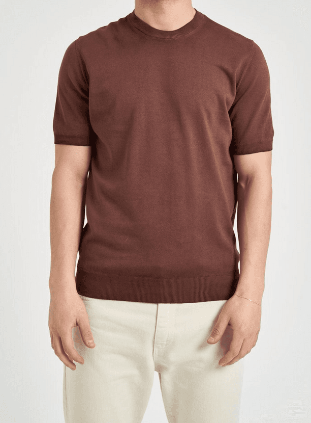 ALPHA STUDIO maglia uomo marrone - 4