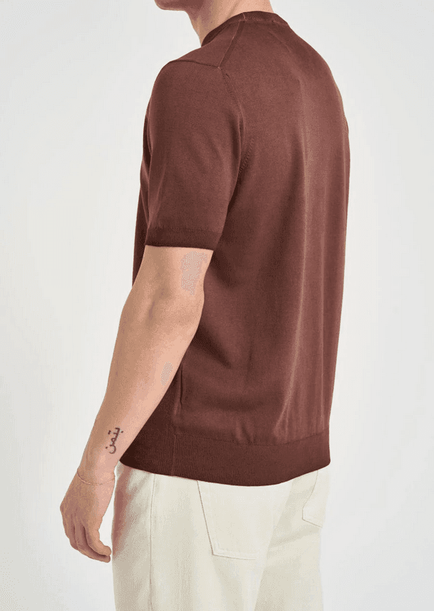 ALPHA STUDIO maglia uomo marrone - 3