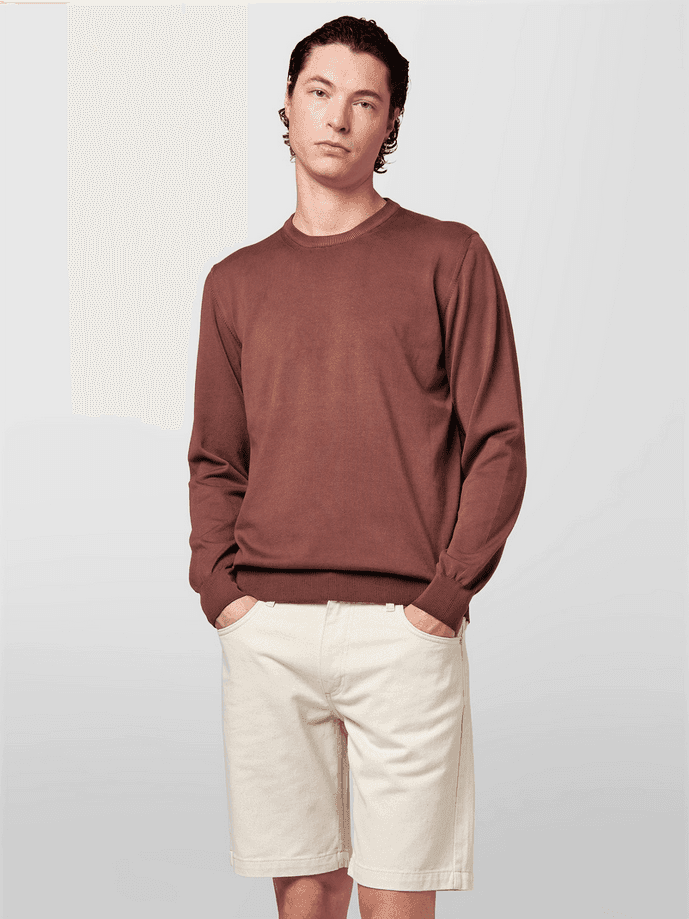 ALPHA STUDIO maglia uomo marrone - 2