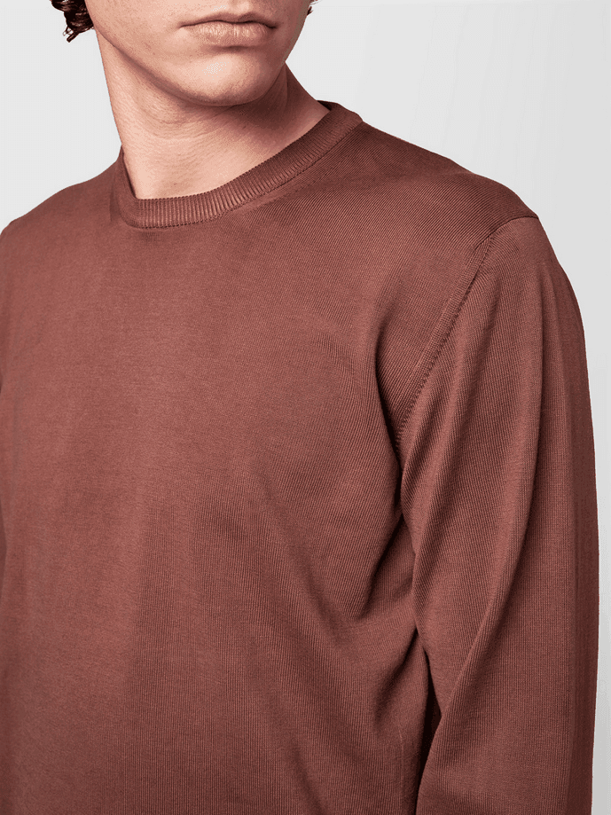 ALPHA STUDIO maglia uomo marrone - 3