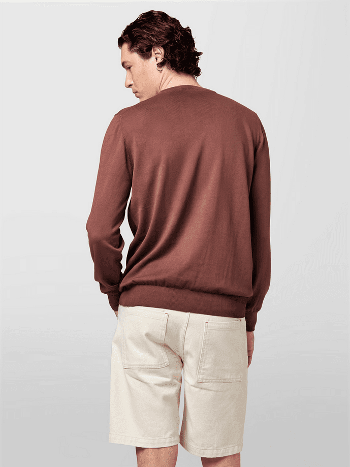 ALPHA STUDIO maglia uomo marrone - 4