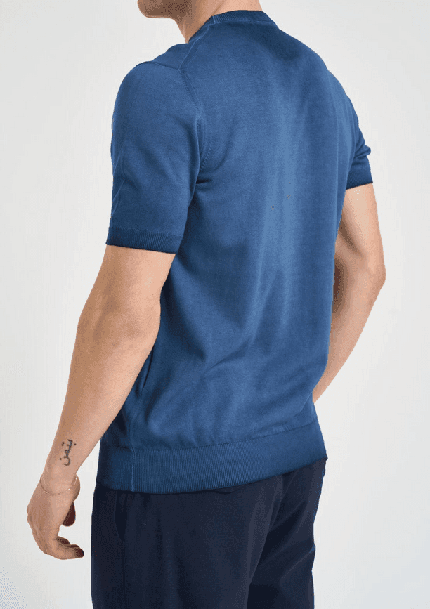 ALPHA STUDIO maglia uomo blu - 2