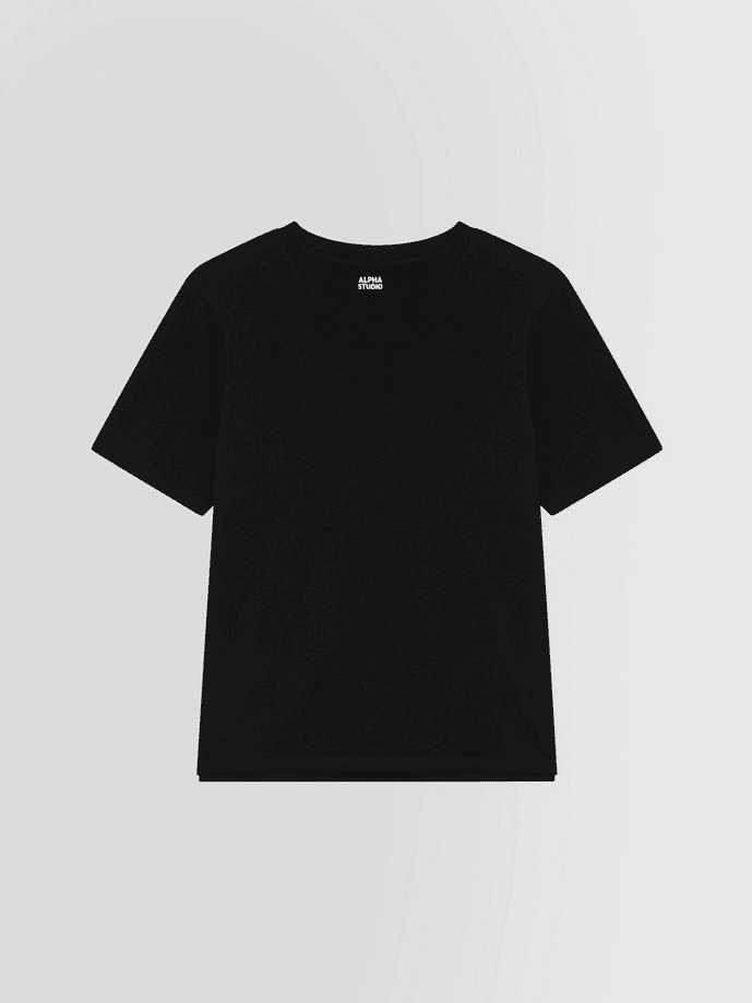 ALPHA STUDIO t-shirt uomo blu notte - 4