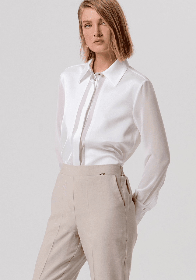 Fracomina pantalone chino donna sabbia - 2