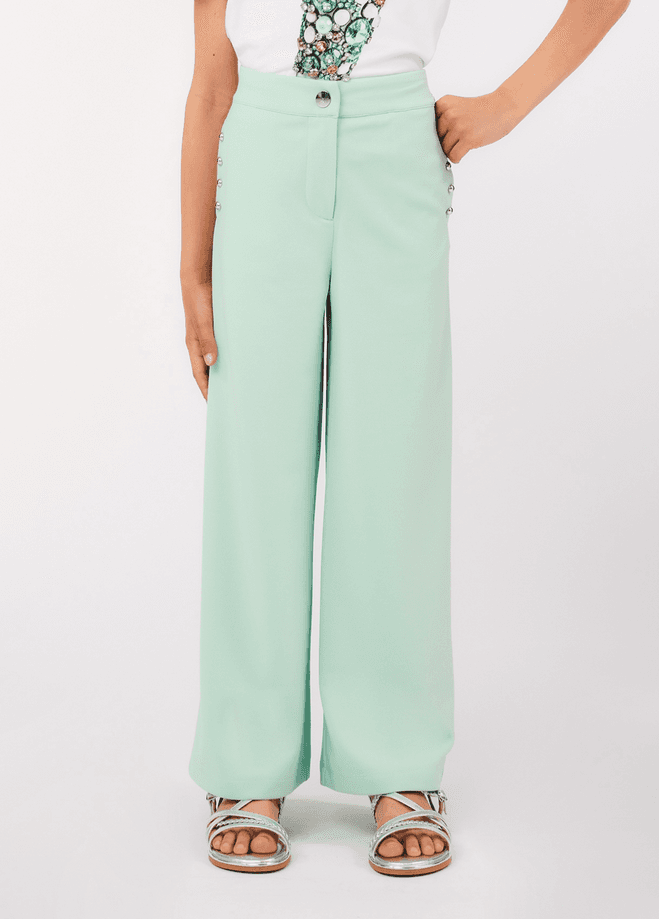 LIU JO KIDS pantalone bambina verde - 3