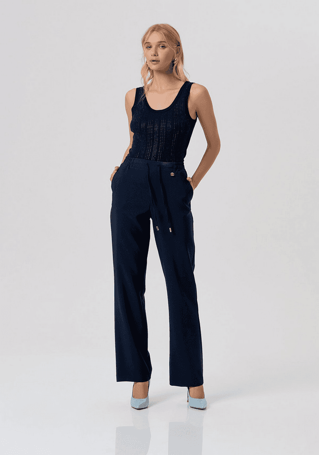 Fracomina pantalone donna darkblue - 4