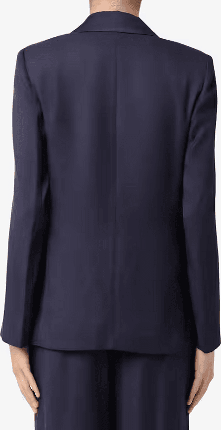 MARELLA giacca misto lino donna blu - 2