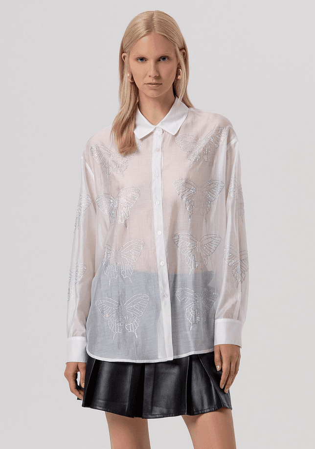 Fracomina camicia regular donna bianco - 5