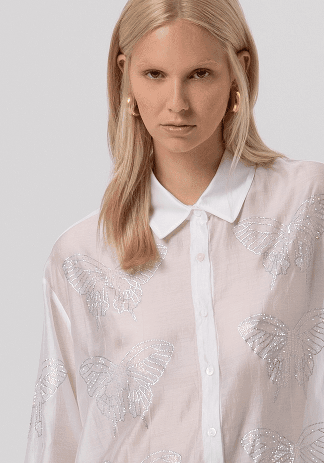 Fracomina camicia regular donna bianco - 2