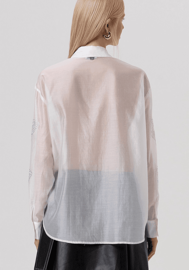 Fracomina camicia regular donna bianco - 3