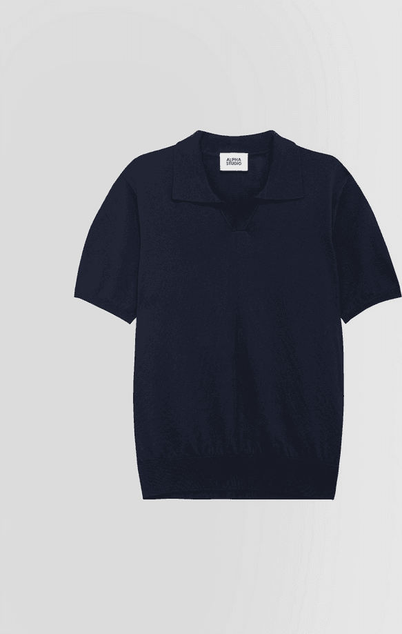 ALPHA STUDIO polo uomo blu notte
