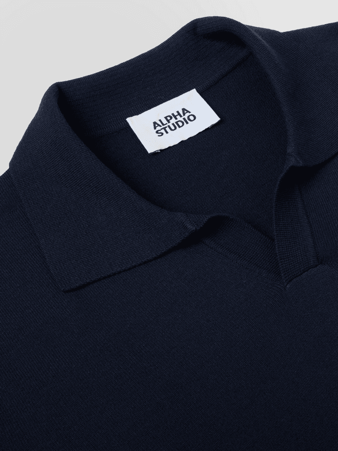 ALPHA STUDIO polo uomo blu notte - 2
