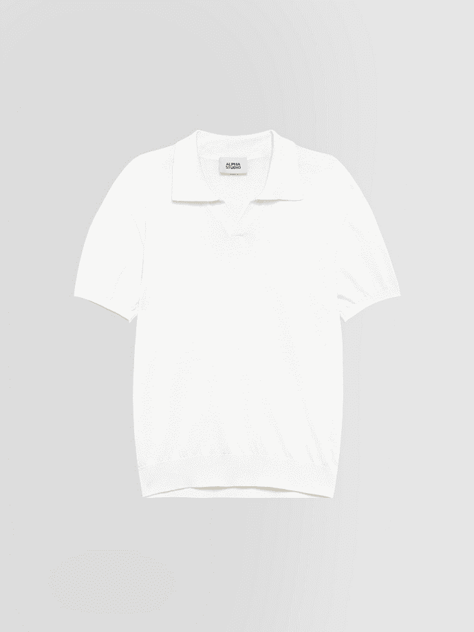 ALPHA STUDIO polo uomo bianco - 4