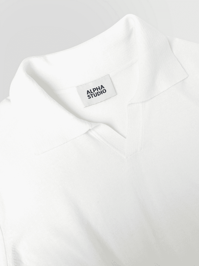 ALPHA STUDIO polo uomo bianco - 2