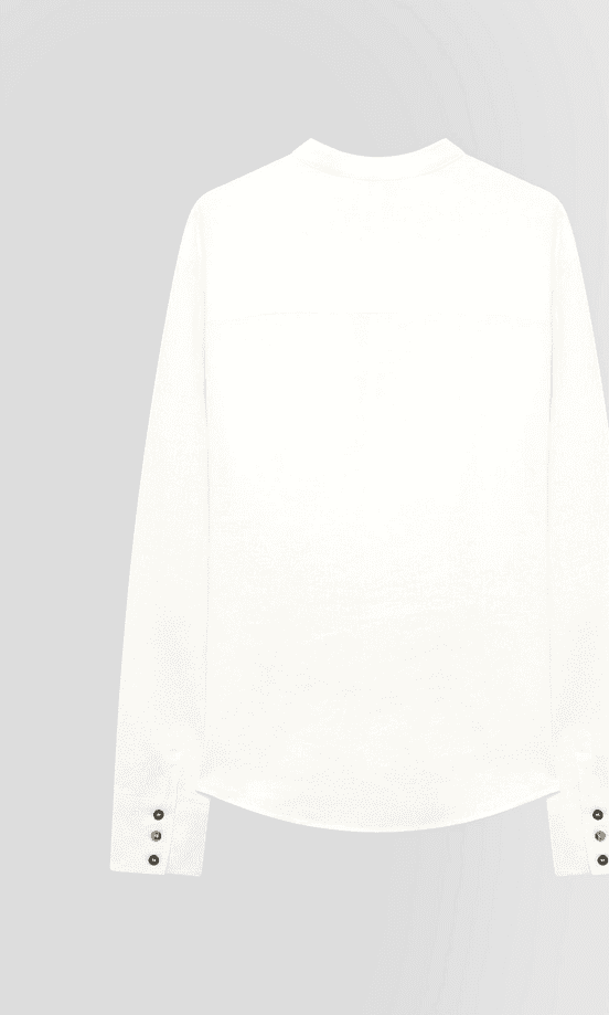 ALPHA STUDIO camicia coreana uomo bianco - 3